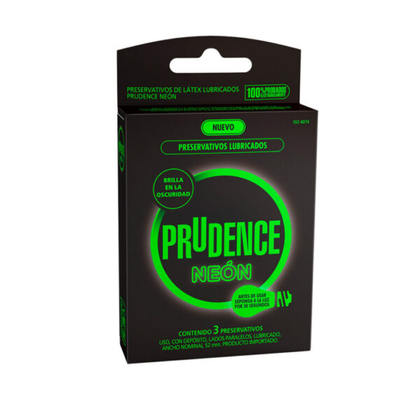 Condones Prudence Neón x 3
