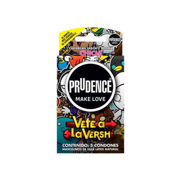 Condones Prudence Chicle x 5 Vete a la Versh
